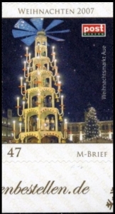 WVD: MiNr. 54, 16.11.2007, "Weihnachtsmarkt Aue", Satz, postfrisch